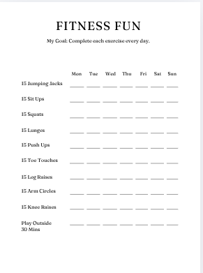 Fitness Planner