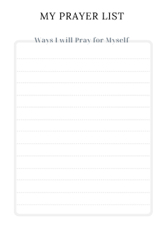 Prayer Journal